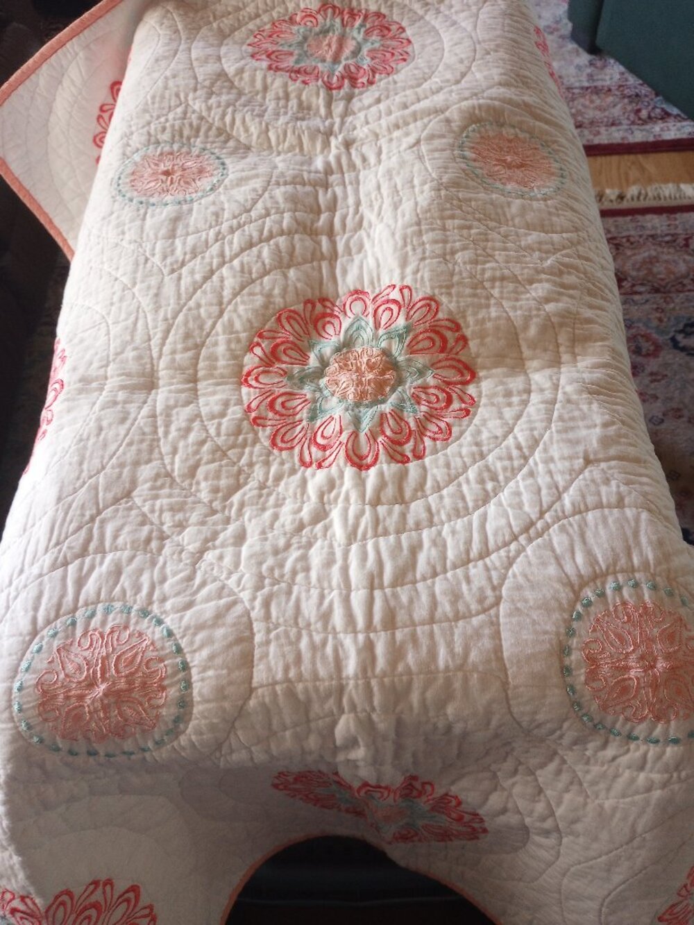 NWOT Levtex Mandala Reversible Crib Quilt